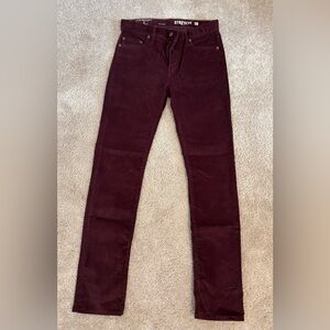Crewcuts Kids Corduroy Pants in Burgundy